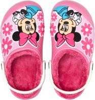 Crocs FL Minnie Mouse Lined Clog Kids  Pink Lemonade