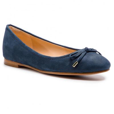 CLARKS Grace Lily Navy Nubuck